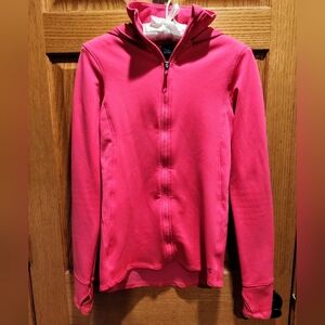 EUC Under Armour Pink Zip-Up Running Hoodie/Jacket